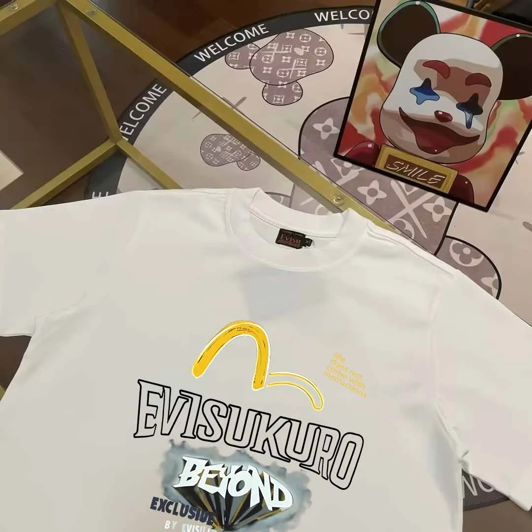 EVISU New Arrival LOGO T Size：S-XXL